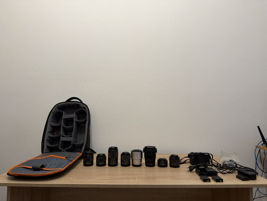 Camera foto Canon M6 Mark II sau obiective/accesorii