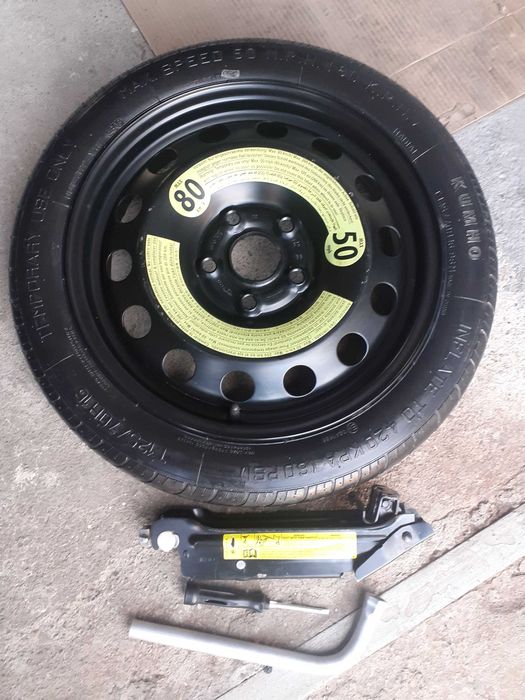 Roata rezerva SLIM R16 cric VW Golf,Touran,Passat,Eos, AUDI A3, SEAT