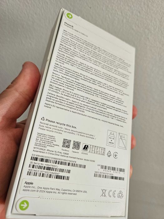 iPhone 15, 128 gb, neverlock, nou la cutie.