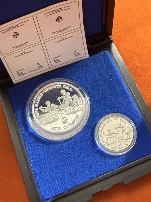 7 monede argint BNR