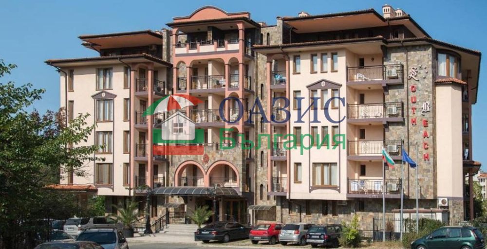 Апартамент с 1 спалня в комплекс "Саут Бийч", на първа линия море, плаж Нестинарка, Царево, 87.74 кв. м,