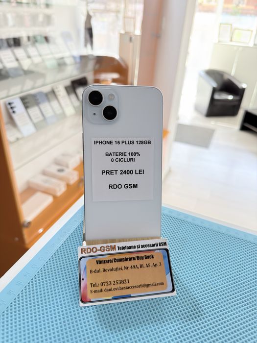 Iphone 15 Plus 128gb Blue/Black Neverlock/Garantie