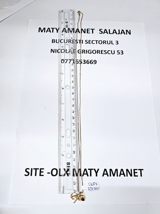 Vand lantisor din aur 14 k 3.97 g cod 729