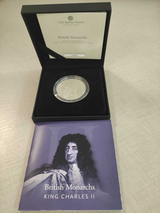 Британски монарси Великобритания 1 унция Сребърна монета Proof