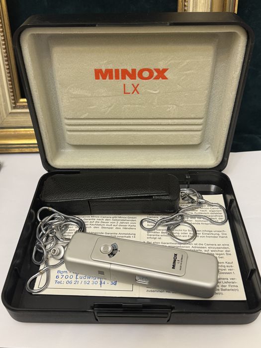 Raritate! Aparat foto spionaj Minox LX . Colectie