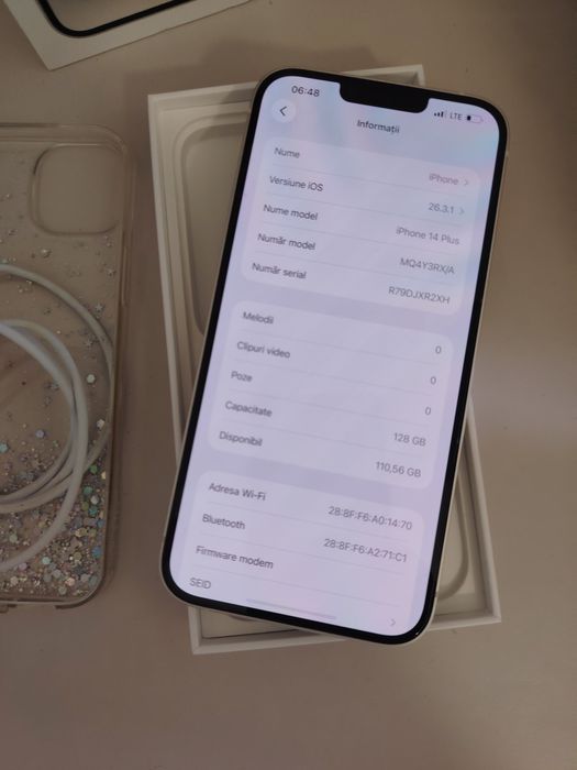 IPhone 14 Plus 128GB 5G la cutie Display Original