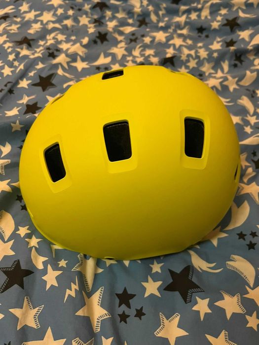 Casca role/skateboard/trotineta, marimea 55-59 cm, verde lime, NOUA