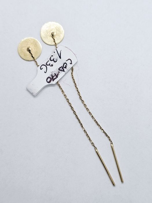 Vand cercei din aur 14 k 1.33 g cod 170