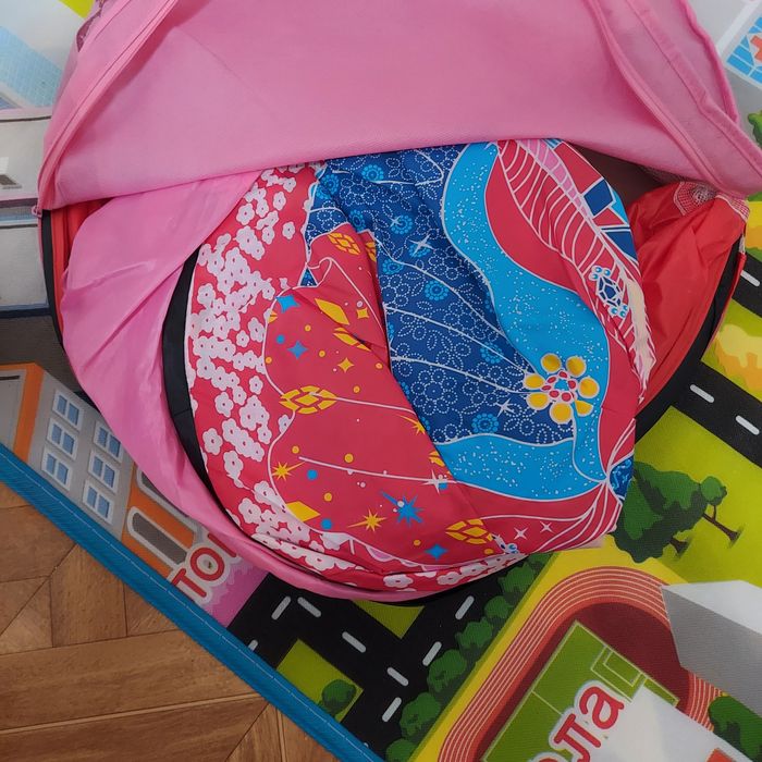 Домик,палатка с тоннелем 3 в 1 для девочки