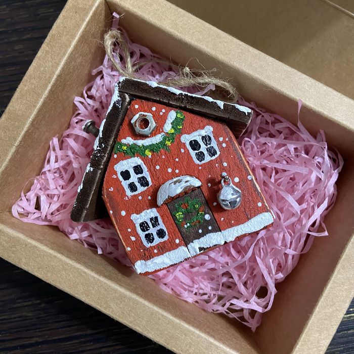 Домики. Елочные игрушки