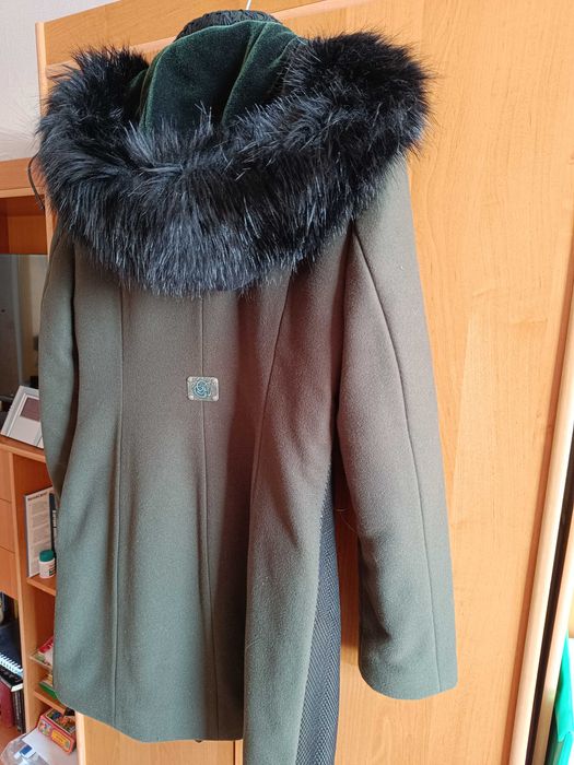 Зимно палто вълна