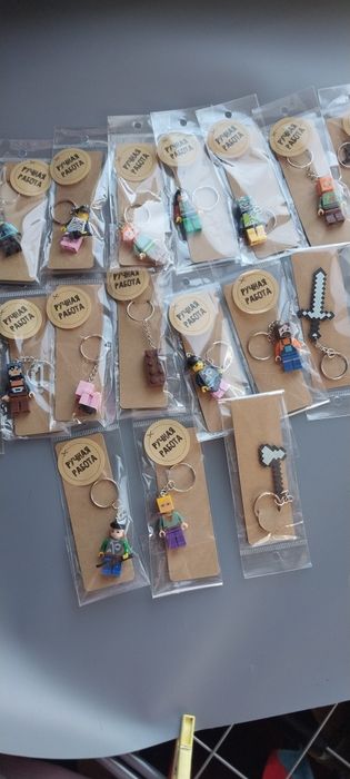 LEGO. Лего брелок.  Брелок человечки