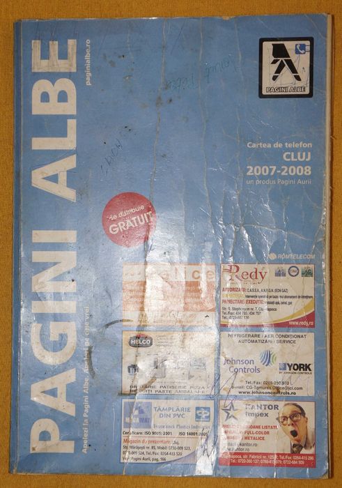 Carte de telefoane 2008-2009 jud. Cluj