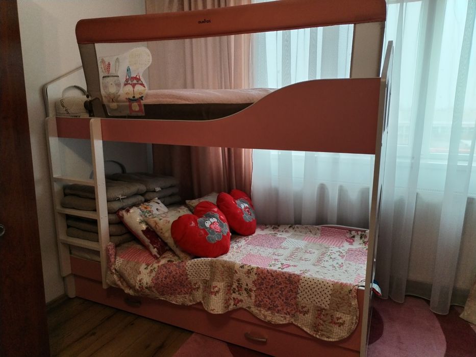 Pat prințese supraetajat