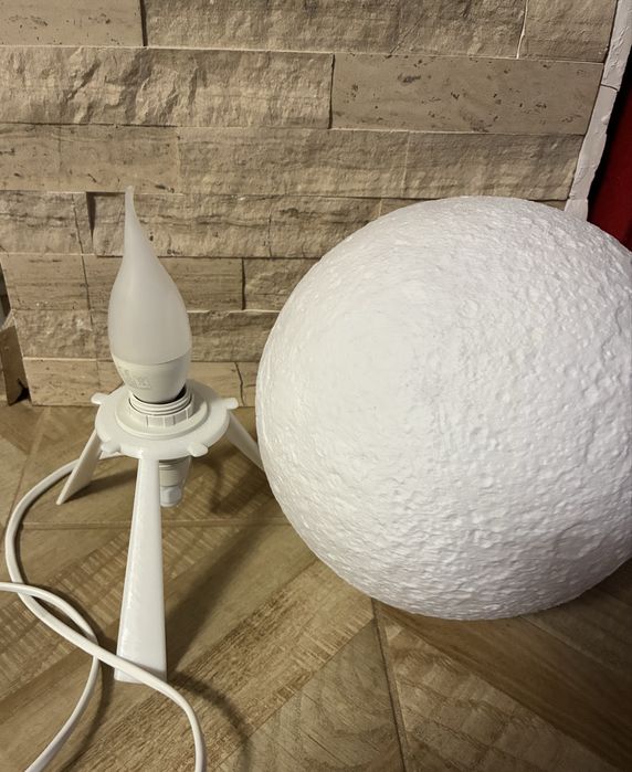 Lampa texturata luna  bec LED