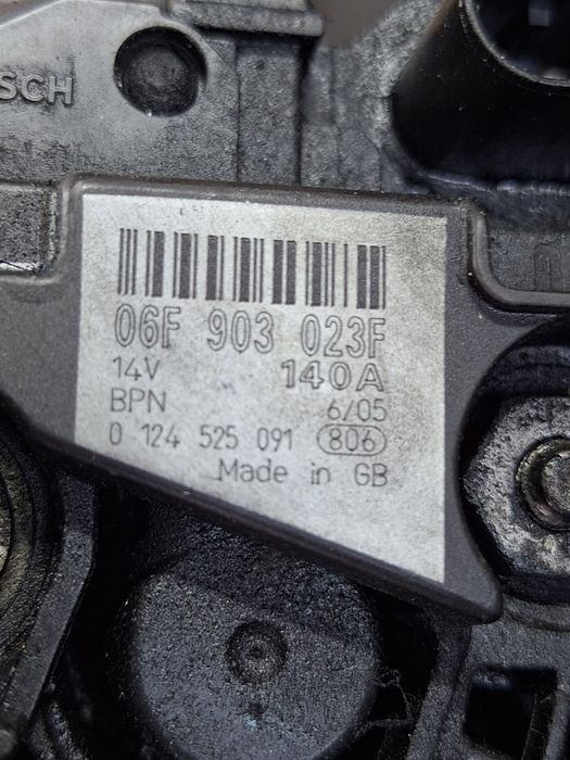 Alternator Volkswagen Golf 5 (2004-2009) 2.0 Motorina 2007