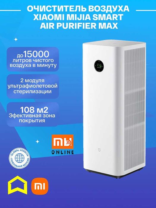 Очиститель воздуха Havo tozalagich Xiaomi Mi Air Purifier Max