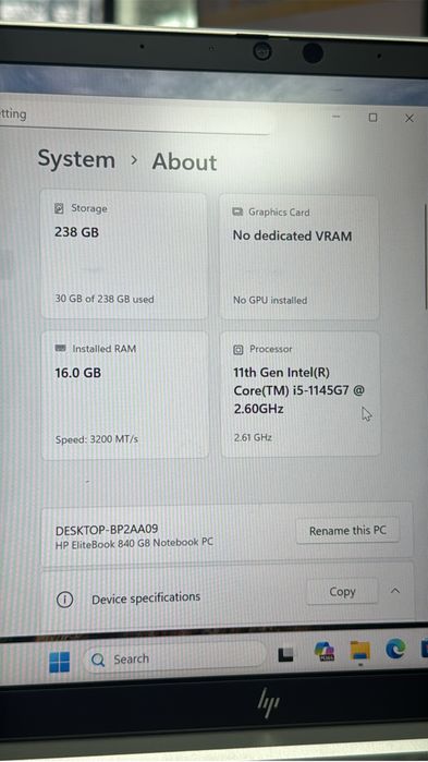 HP Elitebook 840 G7