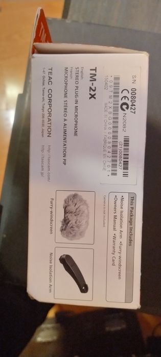 Stereo Condenser Microphone за Фотоапарат TASCAM