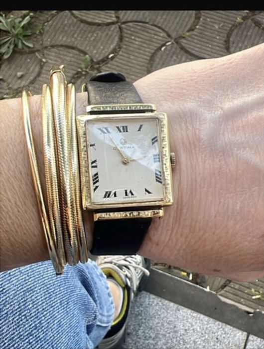 ceas mecanic certina din aur