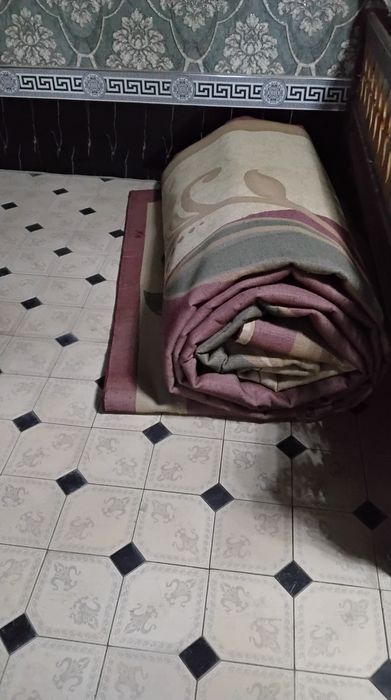 Qizil va malochniy rangli qalin gilamimiz sotiladi