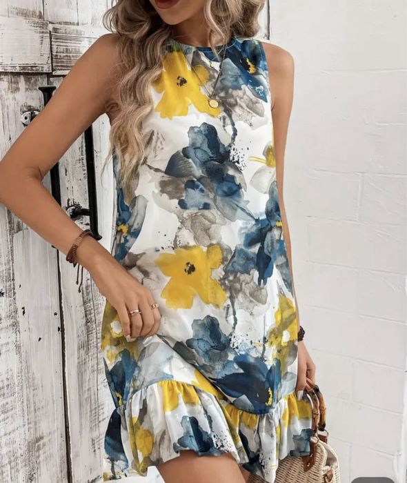 Рокля от ефирна материя