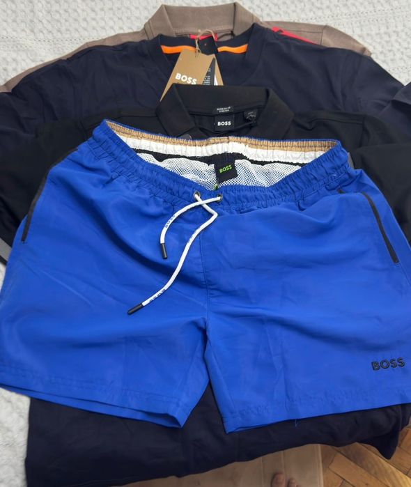 Тениска HUGO  T-shirt и къси панталони Boss размер S