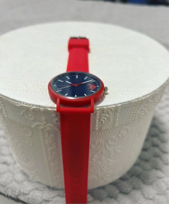 Ceas unisex US Polo ASSN quartz cu o curea din Silicon