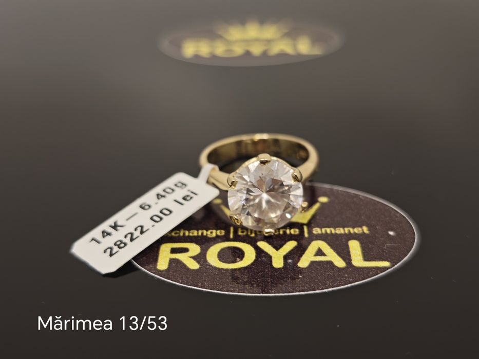 Bijuteria Royal: Inel aur 14k/6.40 gr