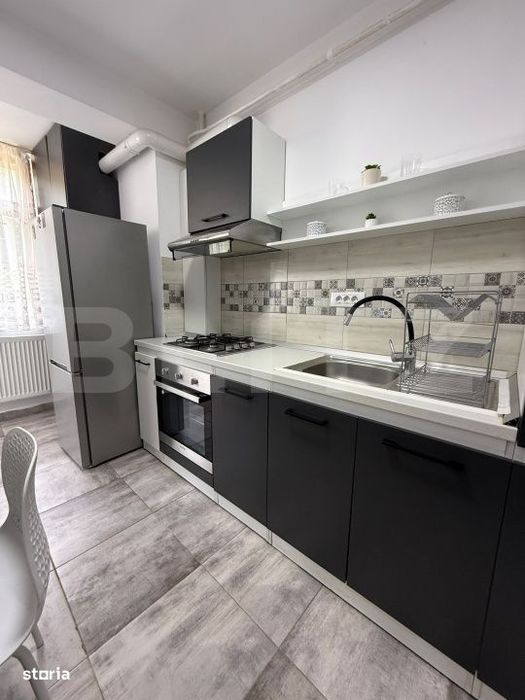 Apartament de inchiriat, 50 mp, 2 camere, mobilat, zona Tiglina 2