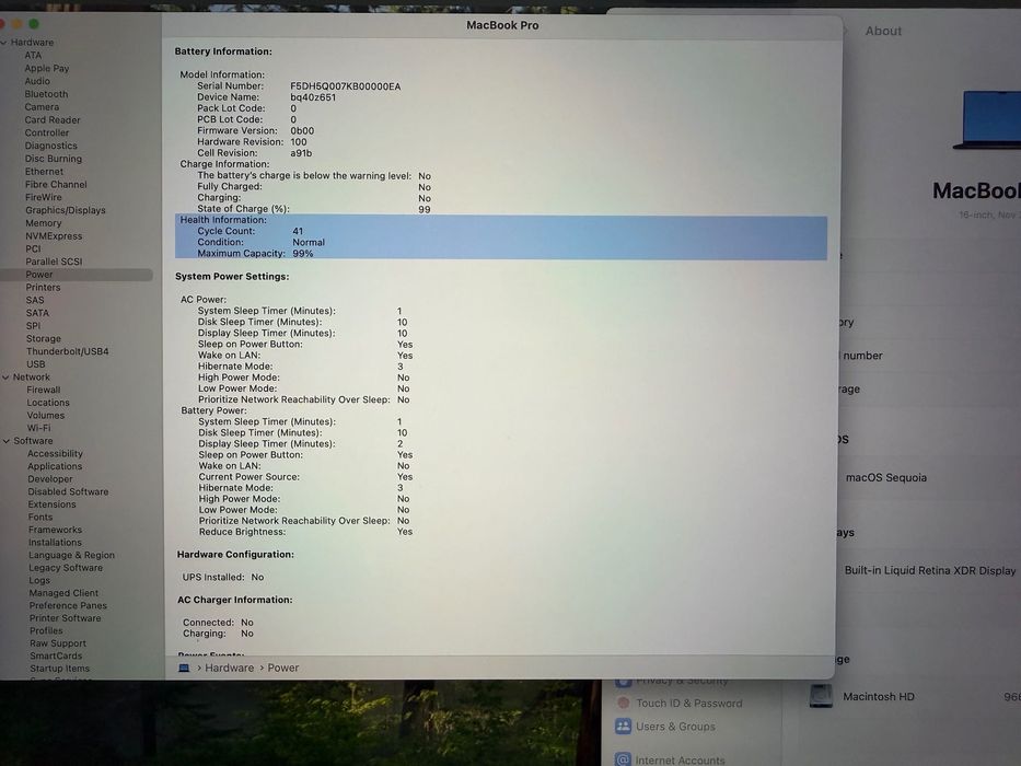 MacBook Pro 16" M3 MAX 14-CPU, 30-GPU, 36GB RAM, 1TB SSD