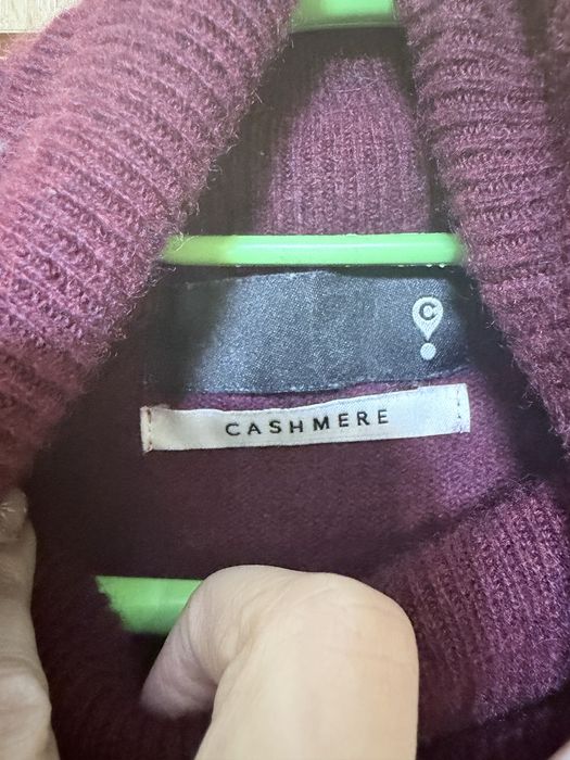 Мъжки пуловер поло100% кашмир C by Bloomingdale's. Размер S/М