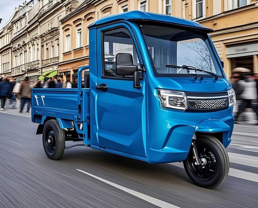 Triciclu electric cu cabina KH01 / 25 km/h