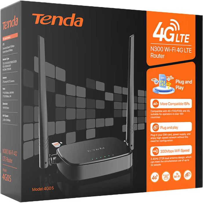 Router Wireless TENDA cu slot cartela Sim 4G LTE in cutie nou Sigilat