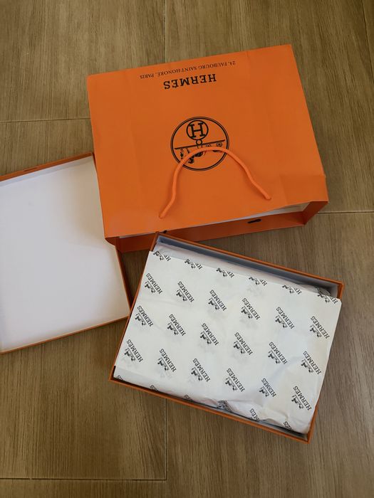 Hermes чехли кожа