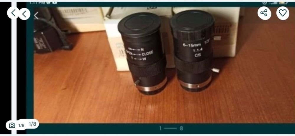 Obiective camere supraveghere CCTV , fix , manual și autoiris