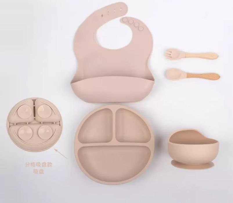 Набор  Детской посуды из силикона