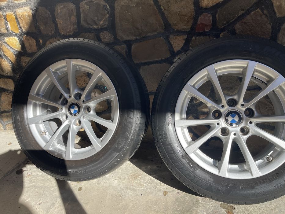 Jante aliaj bmw 5x120, anvelope 205/60/R16 seria 1 2 3 E46 E90 F20 F30