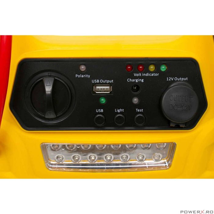 Robot pornire auto multifunctional, baterie incorporata 17Ah, starter,