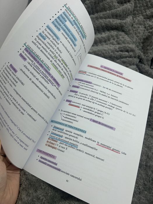 Carte sinteza biologie