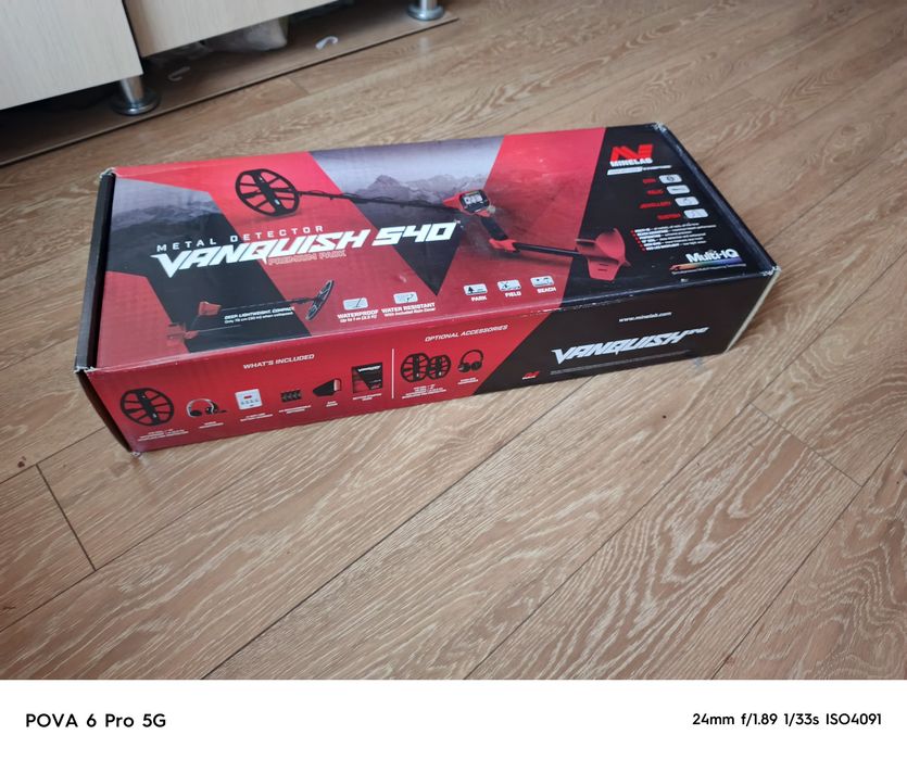 Detector de metale vanquish 540