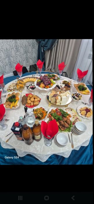 Аренда столов и посуды