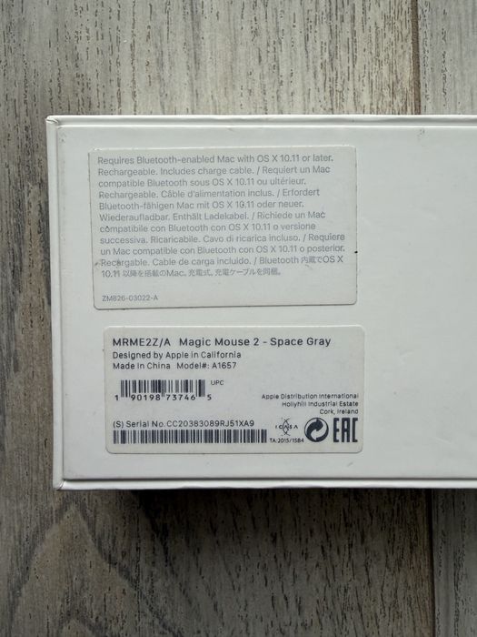 Magic Mouse 2 A1657 Space Grey aproape nou nefolosit