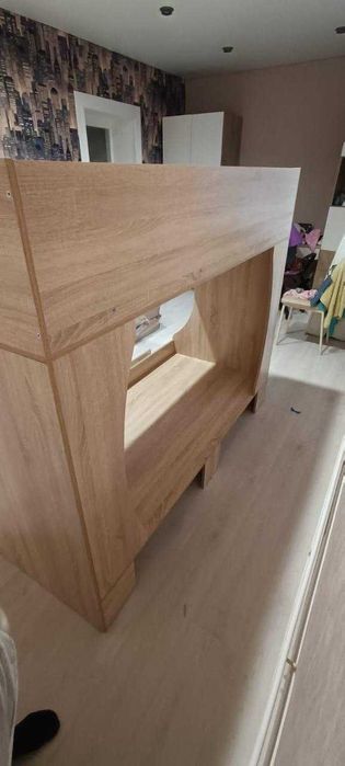 Кровать 2-х спальная с матрасами 80х190