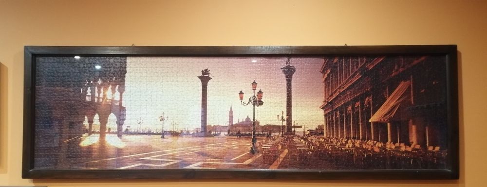 Пъзели сглобени в рамки