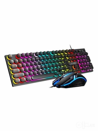 RGB o'yin klaviaturasi + sichqoncha T-wolf TF270 RGB
