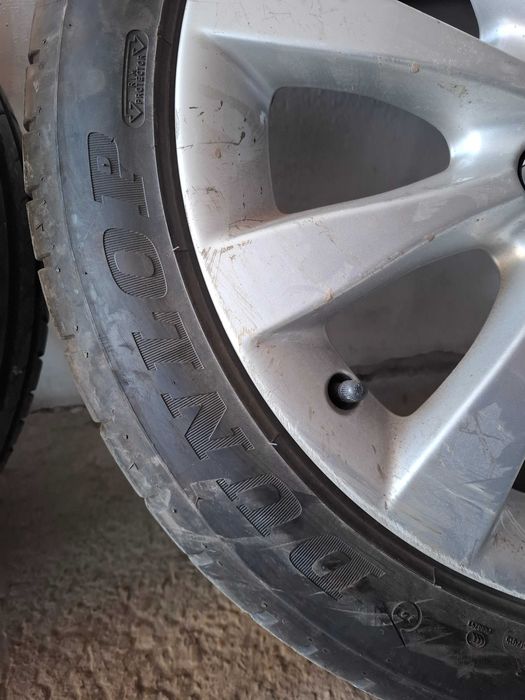 Лети джанти 17 5х112 с гуми Dunlop 225 45 17 dot0524