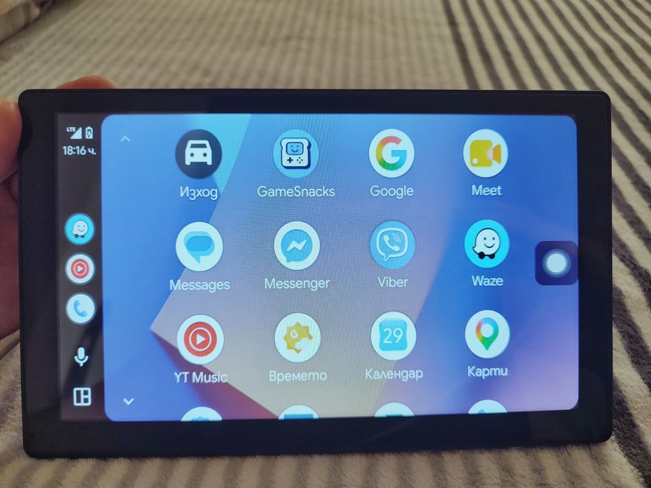 Навигация Volam 9 инча AppIe Carplay и Android Auto