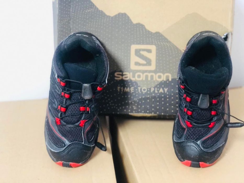 Bocanci baiat SALOMONmarimea 30-31,inter19,5cm,GORETEX,nu ghete pielr