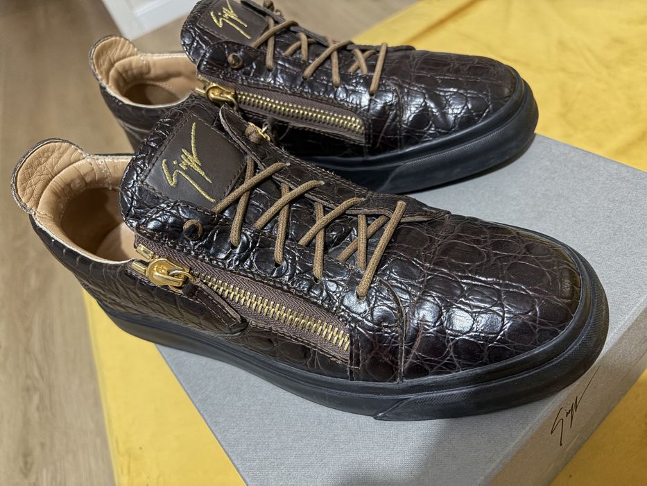 Vand Giuseppe Zanotti 43 piele crocodil